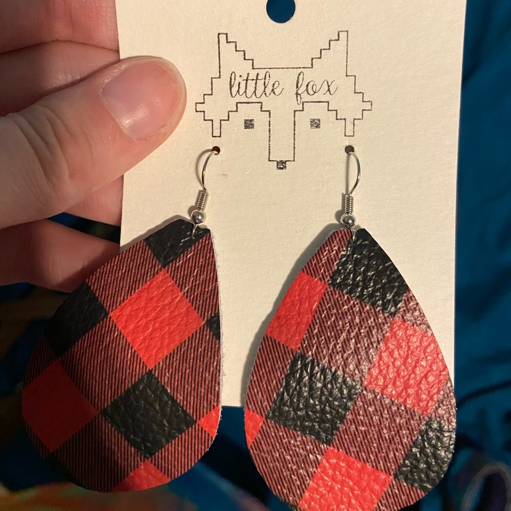 Red & Black Earrings!